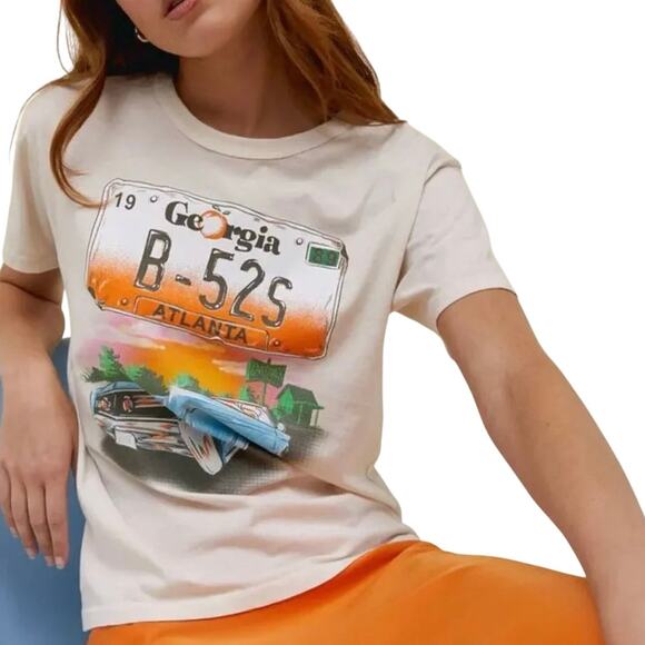 DAYDREAMER B-52's Love Shack Car Ringer Tee, Size S, New w/o Tag MSRP $85 - Picture 2 of 5